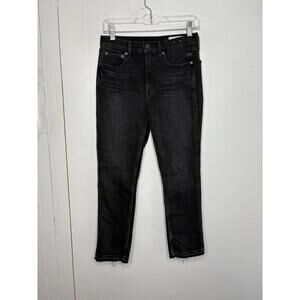 Gap Jeans Womens 4 Short Vintage Slim Straight High Rise Released Hem Stretch
